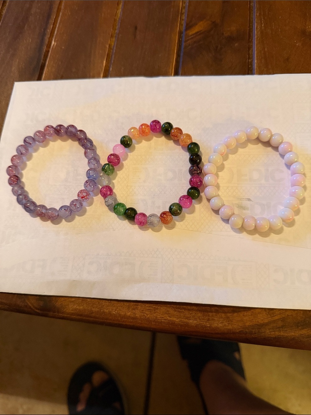 Multicolor Bead Stretch Bracelet Set - Women Jewelry